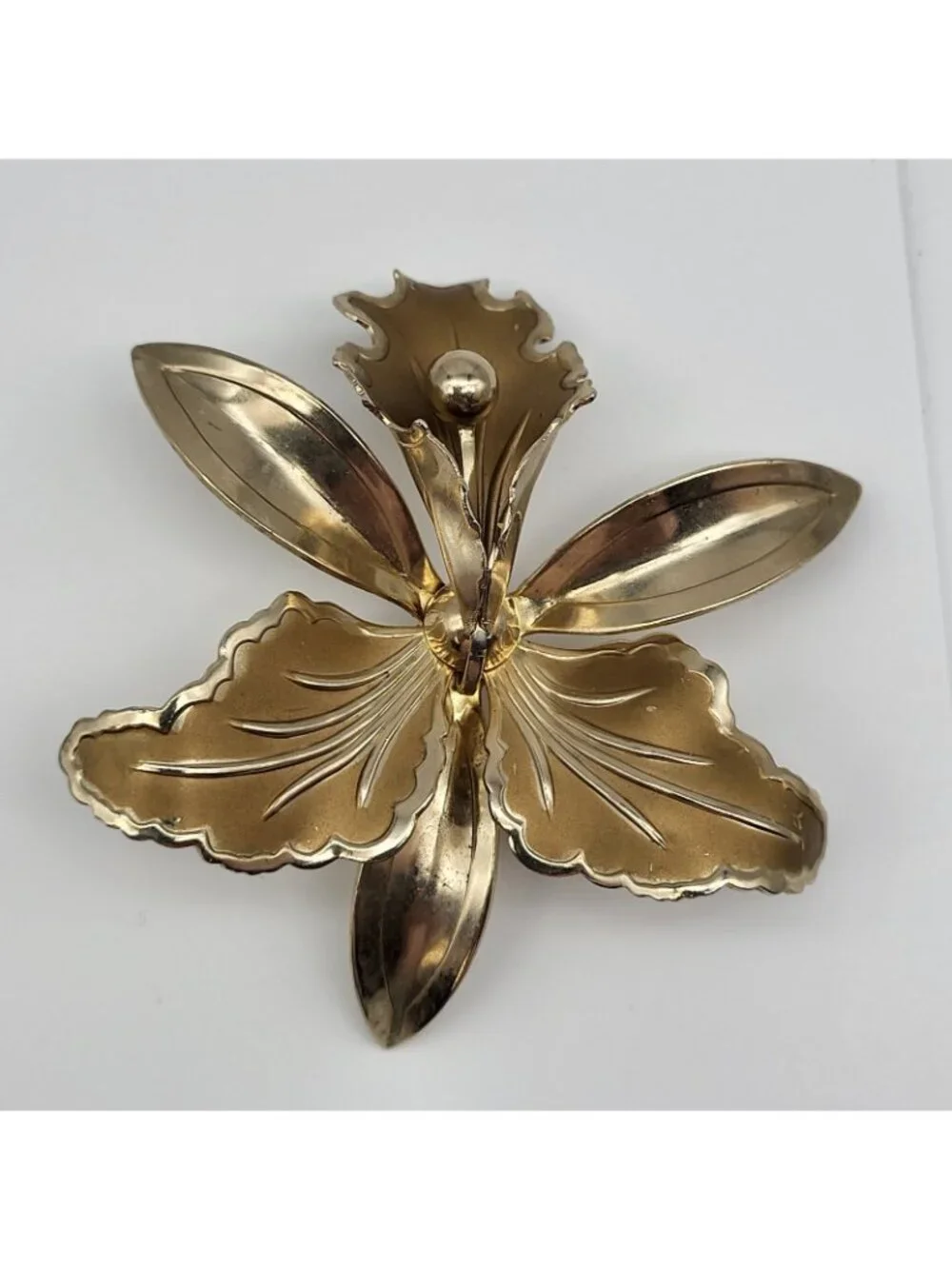 Vintage Flower Brooch pin lot Beaded Enamel rhinestone Estate Collection